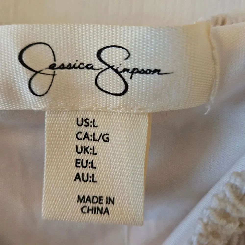 Jessica Simpson crochet dress size Large. - Picture 6 of 9